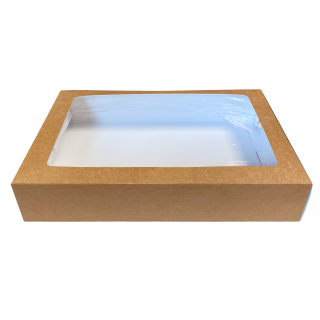 Simply Kraft Platter Large Box V2 450 x 310 x 82 mm (x25)